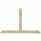 Ekena Millwork Portland Rough Sawn Timber Gable Bracket, Douglas Fir, 60"W x 38"H x 2"D x 4"F, 15/12 Pitch GBW060X38X0204POR00RDF - alternate 1